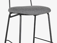 Set van 4 barstoelen, grijs
