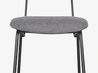 Set van 4 barstoelen, grijs - afbeelding 2 van  4