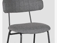 Set van 4 barstoelen, grijs - afbeelding 3 van  4