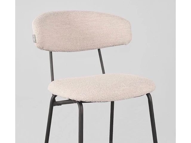 Set van 4 barstoelen, naturel - afbeelding 3 van  4