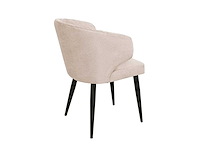 Set van 4 eetkamerstoel kuip beige - afbeelding 4 van  7