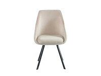 Set van 4 eetkamerstoel kuip beige - afbeelding 5 van  6