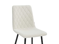 Set van 4 eetkamerstoel kuip beige - afbeelding 4 van  4