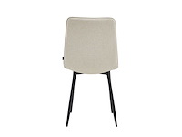 Set van 4 eetkamerstoel kuip beige - afbeelding 4 van  7