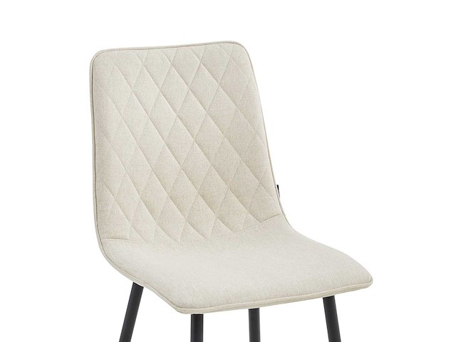 Set van 4 eetkamerstoel kuip beige - afbeelding 7 van  7