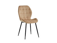 Set van 4 eetkamerstoel kuip beige - afbeelding 3 van  6