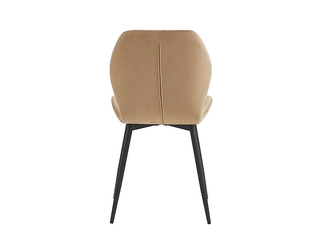 Set van 4 eetkamerstoel kuip beige - afbeelding 4 van  6