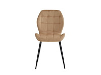 Set van 4 eetkamerstoel kuip beige - afbeelding 5 van  6