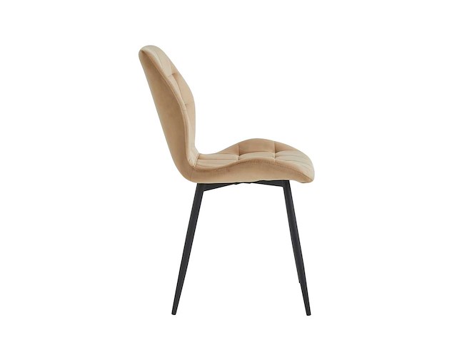 Set van 4 eetkamerstoel kuip beige - afbeelding 6 van  6
