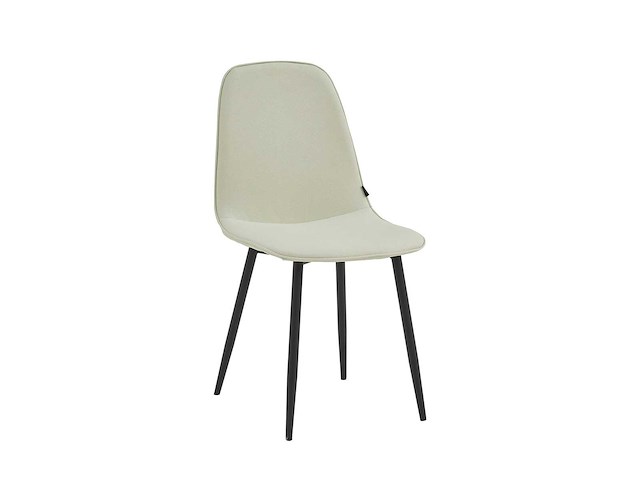 Set van 4 eetkamerstoel kuip beige - afbeelding 3 van  7