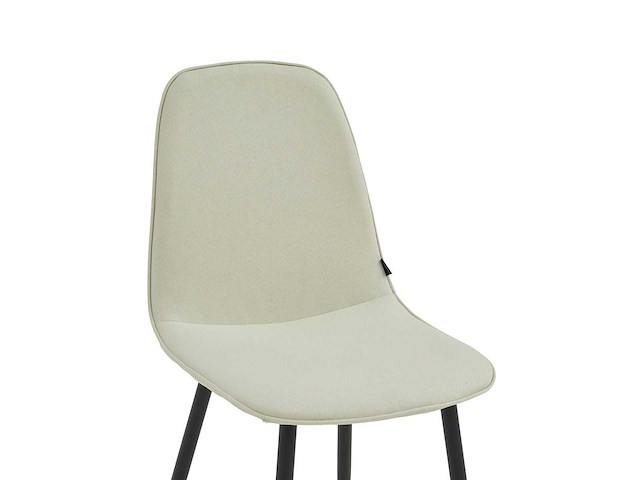 Set van 4 eetkamerstoel kuip beige - afbeelding 7 van  7