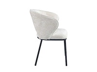 Set van 4 eetkamerstoel kuip beige - afbeelding 3 van  3