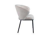 Set van 4 eetkamerstoel kuip beige - afbeelding 3 van  3