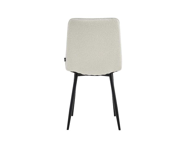 Set van 4 eetkamerstoel kuip beige - afbeelding 4 van  7