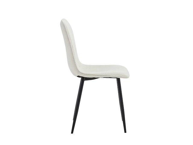 Set van 4 eetkamerstoel kuip beige - afbeelding 6 van  7