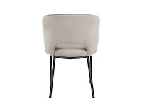 Set van 4 eetkamerstoel kuip beige - afbeelding 4 van  6