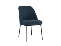 Set van 4 eetkamerstoel kuip blauw - afbeelding 3 van  6