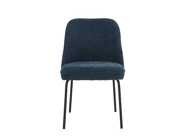 Set van 4 eetkamerstoel kuip blauw - afbeelding 5 van  6