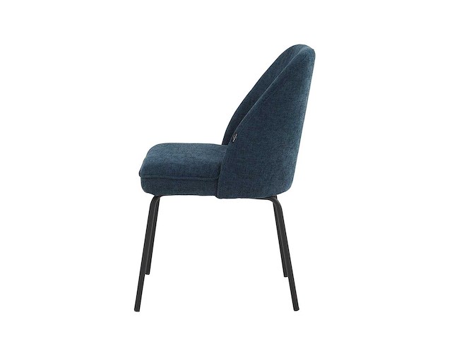 Set van 4 eetkamerstoel kuip blauw - afbeelding 6 van  6