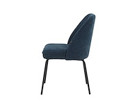 Set van 4 eetkamerstoel kuip blauw - afbeelding 6 van  6