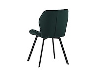 Set van 4 eetkamerstoel kuip groen - afbeelding 4 van  6
