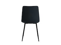 Set van 4 eetkamerstoel kuip zwart - afbeelding 4 van  7