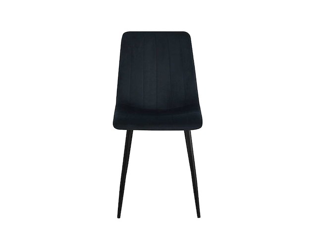 Set van 4 eetkamerstoel kuip zwart - afbeelding 5 van  7