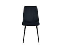 Set van 4 eetkamerstoel kuip zwart - afbeelding 5 van  7