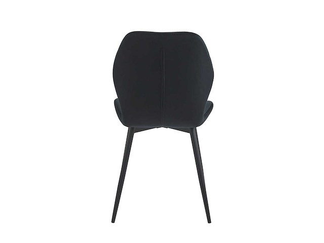Set van 4 eetkamerstoel kuip zwart - afbeelding 4 van  6