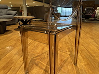 Set van 4 eetkamerstoelen, champagne kunststof - afbeelding 2 van  2