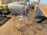 Set van 4 eetkamerstoelen doorzichtig - afbeelding 3 van  6