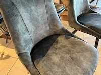 Set van 4 eetkamerstoelen groen - afbeelding 4 van  5