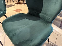 Set van 4 eetkamerstoelen groen - afbeelding 4 van  5