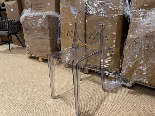 Set van 4 eetkamerstoelen home bound by ky, elsa, transparant - afbeelding 1 van  4