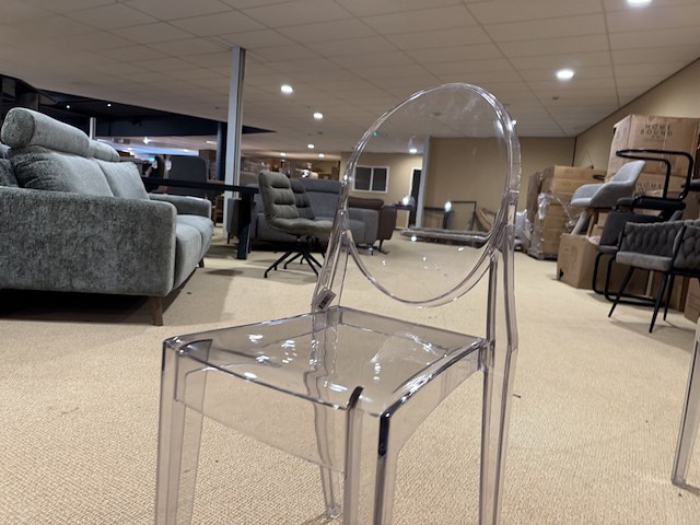 Set van 4 eetkamerstoelen home bound by ky, elsa, transparant - afbeelding 4 van  4