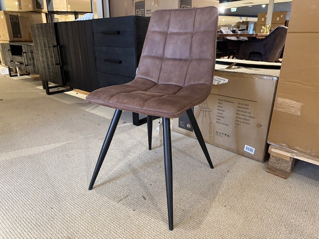 Set van 4 eetkamerstoelen, label51, bistro, tanny - afbeelding 1 van  5