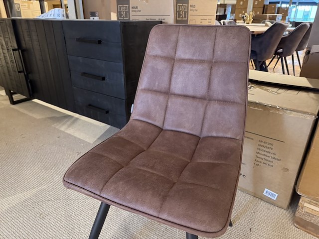 Set van 4 eetkamerstoelen, label51, bistro, tanny - afbeelding 1 van  5