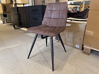 Set van 4 eetkamerstoelen, label51, bistro, tanny - afbeelding 4 van  5