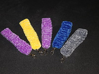 Set van 5 handgemaakte wristlets - afbeelding 1 van  3