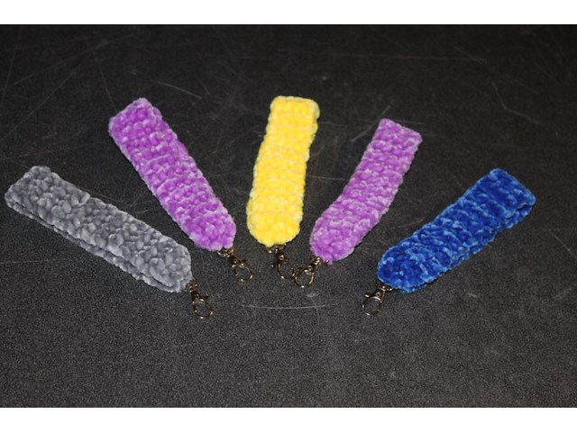 Set van 5 handgemaakte wristlets - afbeelding 1 van  3