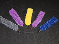 Set van 5 handgemaakte wristlets - afbeelding 3 van  3