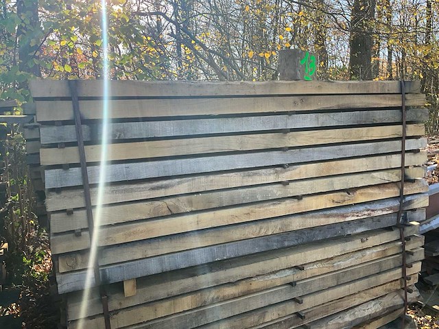 Set van 50 rustieke eikenhouten wagenvloeren - afbeelding 2 van  4