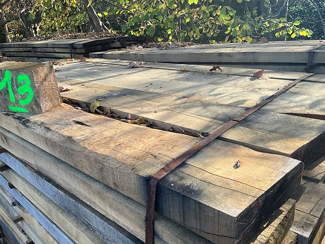 Set van 50 rustieke eikenhouten wagenvloeren - afbeelding 4 van  4