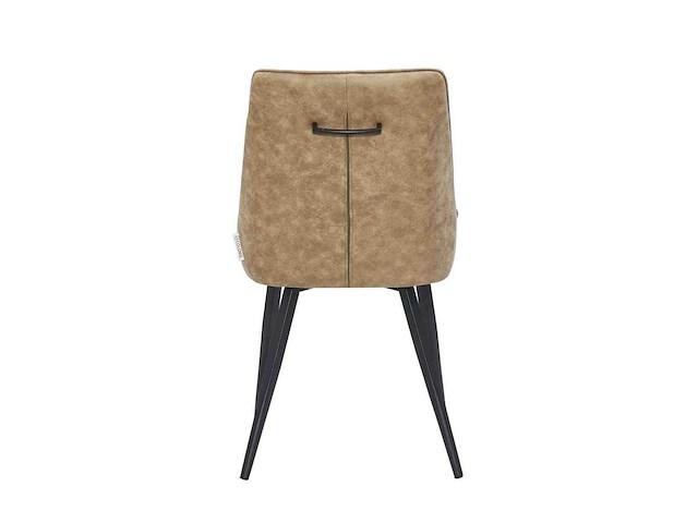 Set van 6 eetkamerstoel kuip beige - afbeelding 4 van  6