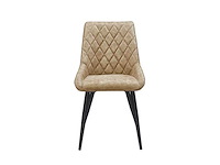 Set van 6 eetkamerstoel kuip beige - afbeelding 5 van  6