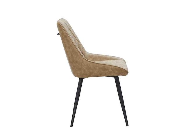 Set van 6 eetkamerstoel kuip beige - afbeelding 6 van  6