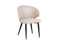 Set van 6 eetkamerstoel kuip beige - afbeelding 3 van  6