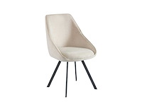 Set van 6 eetkamerstoel kuip beige - afbeelding 3 van  6