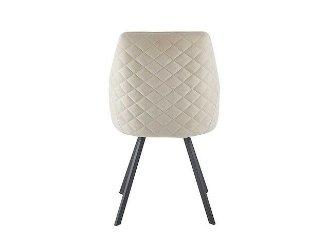 Set van 6 eetkamerstoel kuip beige - afbeelding 4 van  6
