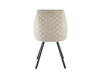 Set van 6 eetkamerstoel kuip beige - afbeelding 4 van  6